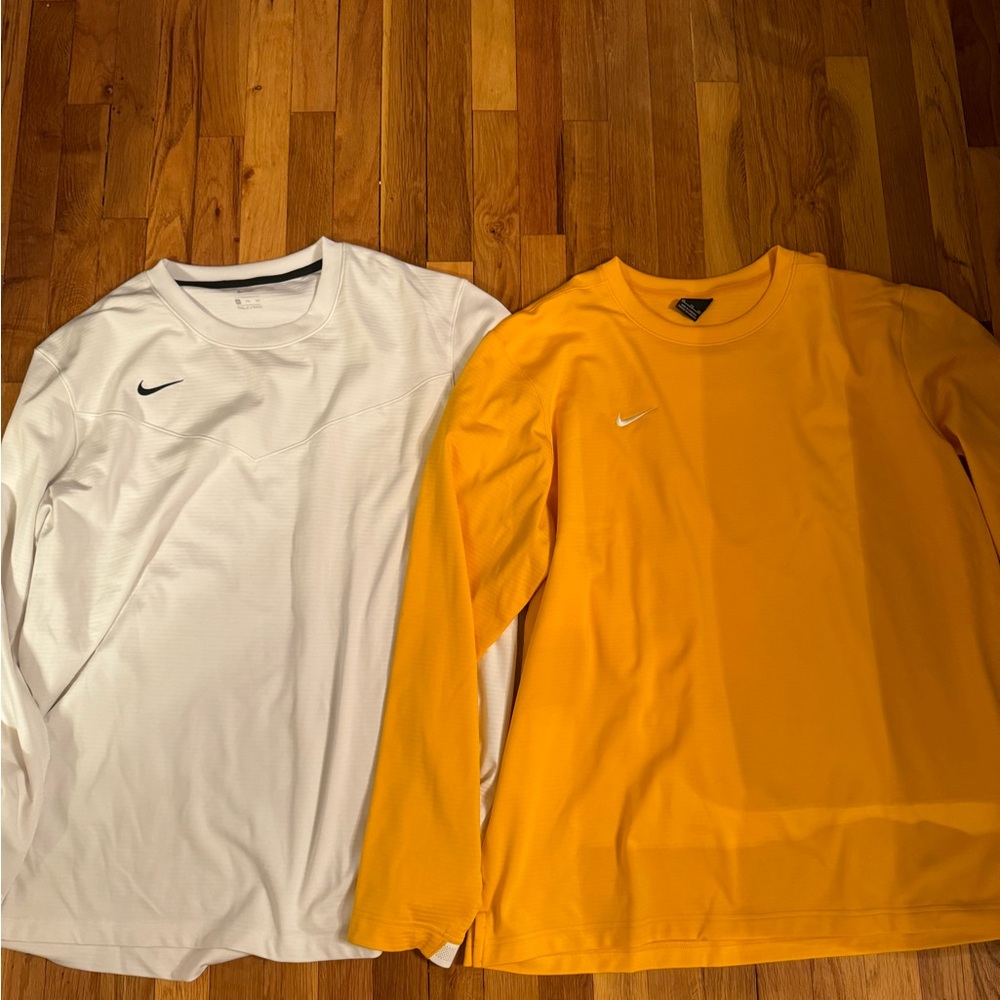 Nike White and Black Crewneck Top XXL